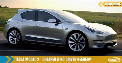 New 'Baby Tesla' Model 2 will be fully autonomous? - Electric Vehicle ...