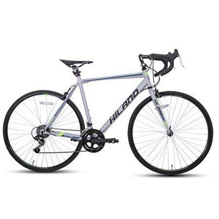 Hiland Road Bike 700C Racing Bicycle with Shimano 14 Speeds Silver