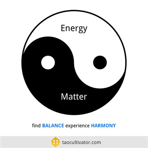 matter and energy - tao cultivator