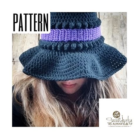 Crochet PATTERN Witch Hat Crochet Pattern Crochet Pattern - Etsy