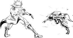 Anime Battle Scene Drawing Animeoutline provides easy to follow anime ...