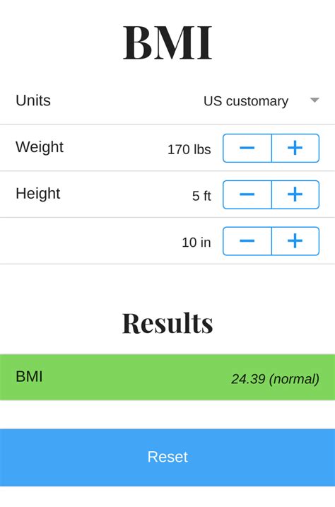 Bmi Calculator