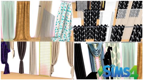 150 Curtains Cc Folder Sims 4 You