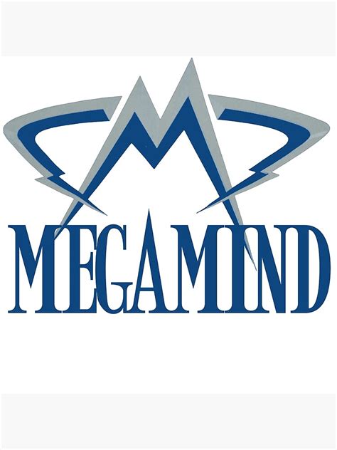 "Megamind logo" Poster for Sale by sarahxxdll | Redbubble