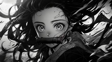 Nezuko Kamado In Manga Realistic Style Wallpaper, HD Artist 4K ...