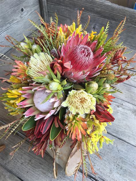 Mixed protea bouquet💐 | Flower decorations, Flower arrangements, Protea ...