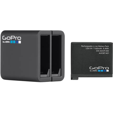 GoPro Dual Battery Charger with Battery for HERO4 AHBBP-401 B&H