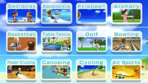 Wii Sports Resort - All Sports | Wii sports resort, Wii sports, Air sports