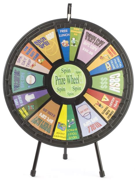 Spin Wheel Game | Tripod Countertop Stand & Clicker