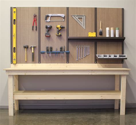 Wood workbench kit home depot