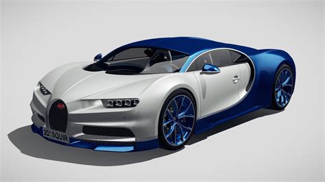 Bugatti Chiron 2020 - Buy Royalty Free 3D model by SQUIR3D [774147b ...