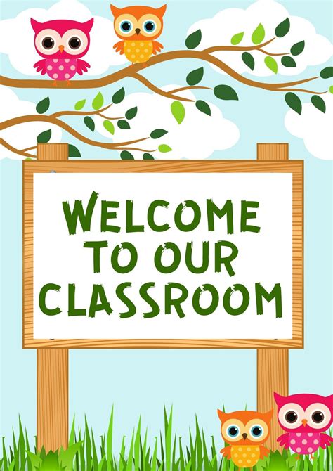 Free Printable Classroom Welcome Poster Templates Canva, 48% OFF