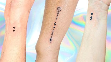 The Meaning Of A Semicolon Tattoo, Explained