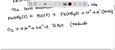 SOLVED:Iron(II) hydroxide is a greenish precipitate that is formed from ...