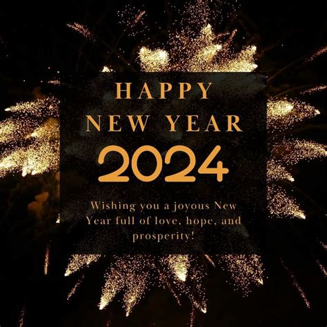 Happy New Year 2024 Wishes With Quotes | New year wishes, New year ...