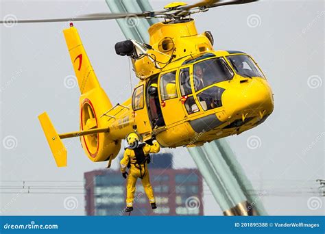 Eurocopter AS365 Daupin Rescue Helicopter from NHV-Noordzee Helikopters ...