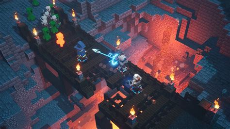 Minecraft: Dungeons preview | Engadget