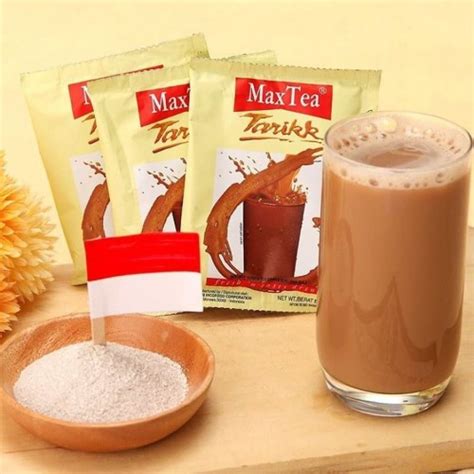 Jual Max Tea Teh Tarik Minuman Serbuk Teh Krimer Susu & Gula Sachet 25g ...