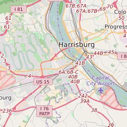 Zip Code Map Harrisburg Pa - Fernandina Beach Map