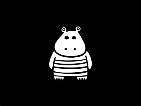 Hippo Logo by Lucian Radu on Dribbble