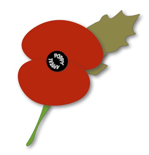 Remembrance Day Poppy Template - ClipArt Best