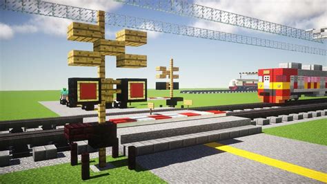 Minecraft Indonesian Railroad Crossing Tutorial