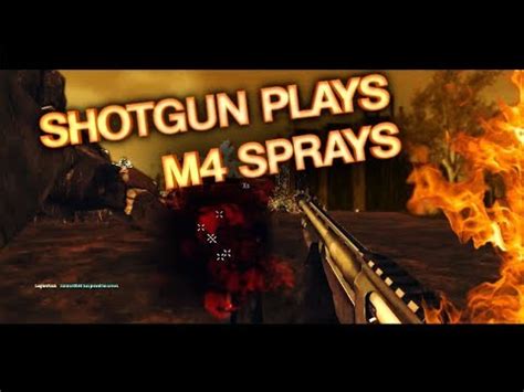 SHOTGUN PLAYS M4 SPRAYS | RUST LEGACY - YouTube