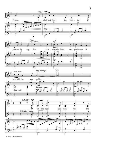 O Jesus I Have Promised (SATB ) by Lloyd Lar | J.W. Pepper Sheet Music