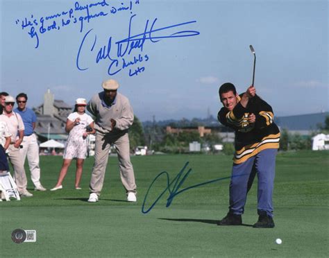 ADAM SANDLER CARL WEATHERS SIGNED 11X14 PHOTO HAPPY GILMORE AUTOGRAPH ...