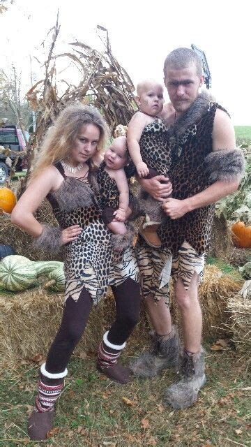 Caveman family Halloween costumes | Family costumes, Family halloween ...