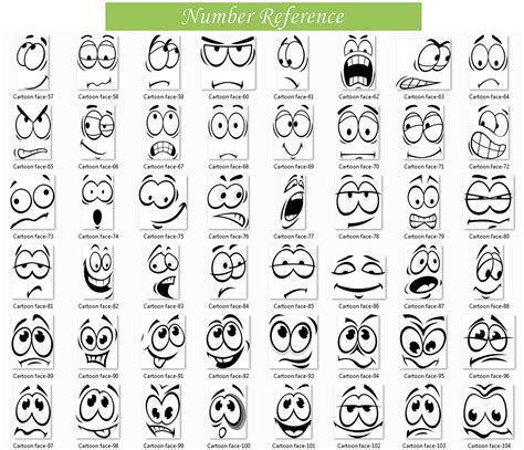 Emotion Faces Clipart Emoji Faces Cartoon Faces Svg Feeling - Etsy UK