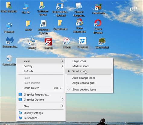 How To Change Size Of Desktop Icons In Windows 10 Desktop Icons ...