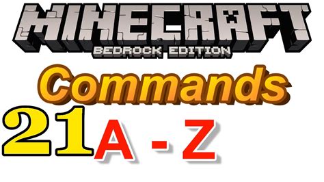 /list | Minecraft Bedrock Commands A-Z - YouTube