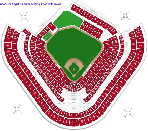 Angel Stadium Seating Map