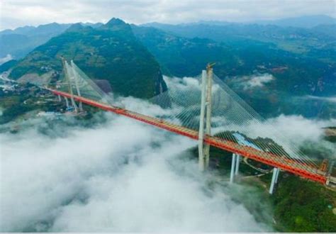 Duge Beipanjiang Bridge, China - World's Highest Bridge ( 565 Meters)