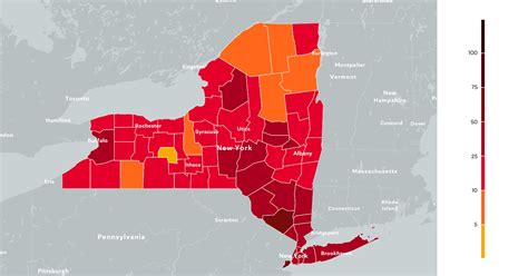 Mapa de COVID-19 en Nueva York: seguimiento de las tendencias