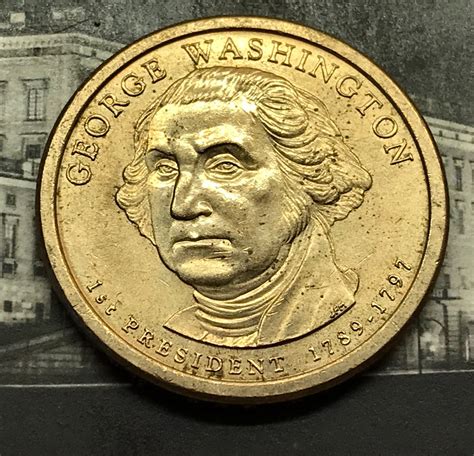 USA 1 DOLLAR Presidential $1 Coin George Washington 2007 | Mynt