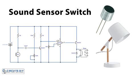 Sound Sensor Switch Circuit Using LM393N Dual Comparator IC