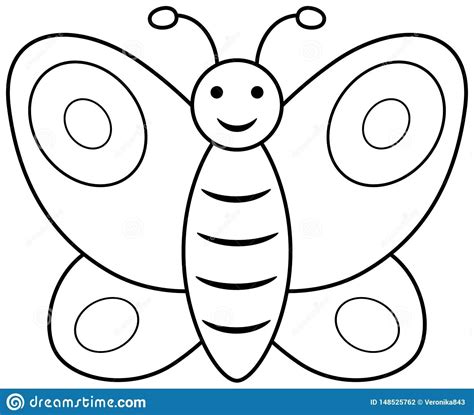 Butterfly Clipart Outline Images | Butterfly coloring page, Butterfly ...