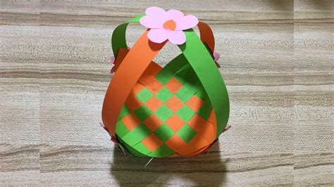 Easy Origami Paper Basket For Kids - YouTube