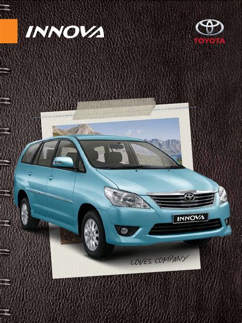 Toyota Innova Brochure | PDF | Fuel Injection | Manual Transmission