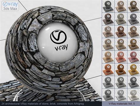 VRay material Collection - 264 VRay materials for 3dsMax