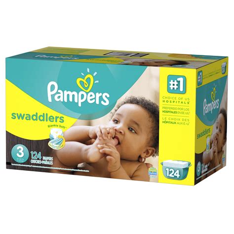 Pampers Swaddlers Diapers Size 3 124 count – Walmart Inventory Checker ...