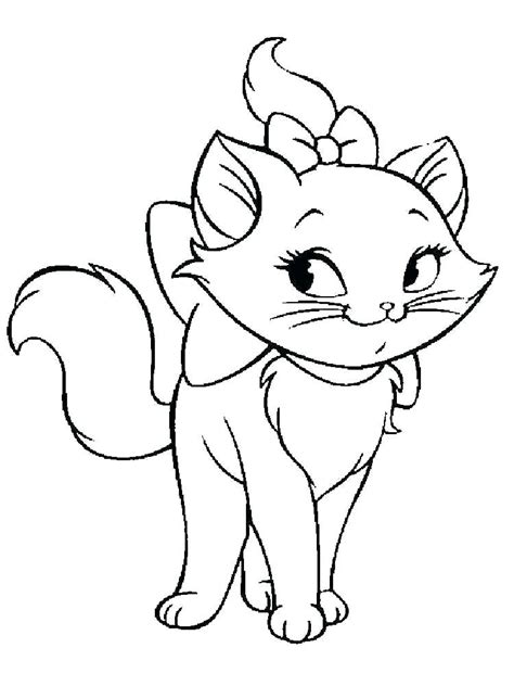 Tabby Cat Coloring Pages at GetColorings.com | Free printable colorings ...