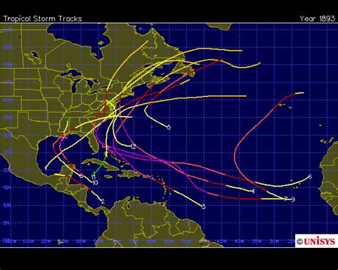 Hurricane path maps | Climate and Agriculture in the Southeast