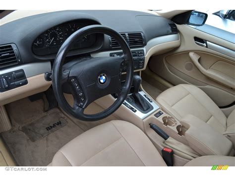 Beige Interior 2003 BMW 3 Series 325i Sedan Photo #75113772 | GTCarLot.com