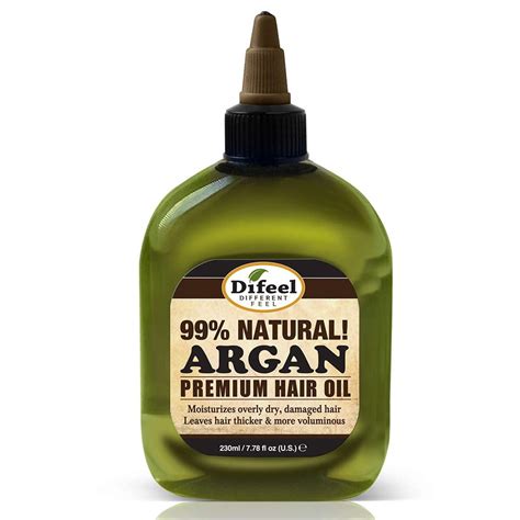 Difeel Premium Natural Hair Oil - Argan Oil 7.78 oz. - Walmart.com ...