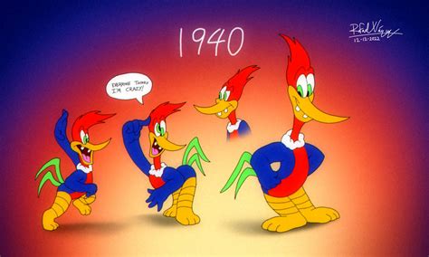 Woody Woodpecker - 1940 by Rafael-Arts on DeviantArt