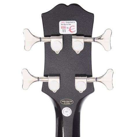 Epiphone Embassy Bass Graphite Black – Chicago Music Exchange