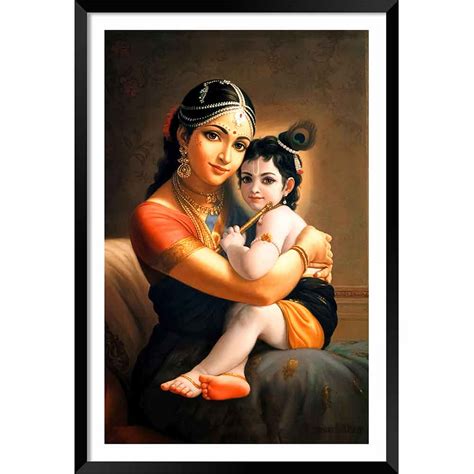 Bal Krishna With Maa Yashoda Painting - DBrush